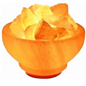 Lampe de sel de l'Himalaya pour veilleuse dans les chambres à coucher, forme de boule, sculptée à la main, couleur rose naturelle, lampe de sel de roche de l'Himalaya 2026 - Product Image 1