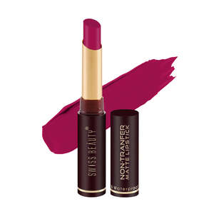 Brillo Labial y Lápiz Labial 2 en 1 Mate Sin Transferencia - Maquillaje de Belleza Orgánico Halal Hidratante - Product Image 5