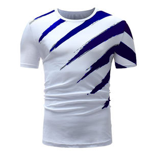 Camisetas Personalizadas de Algodón Orgánico Transpirable para Hombre, Estilo Veraniego, Moda Casual, Formal, para Exteriores, Ropa Urbana - Product Image 3