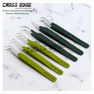 Nouvelle vente fibre pointe cils pince à épiler cils individuels volume ventilateurs 45 90 75 degrés faux cils Logo personnalisé - Product Image 1