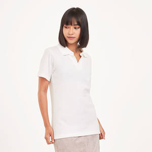 เสื้อยืดคอโปโลผู้ชายแบบแห้งเร็วเสื้อวาฟเฟิลพิมพ์ลายสีขาวทึบแขนสั้นลำลองดีไซน์ทันสมัยสไตล์ธุรกิจ - Product Image 6