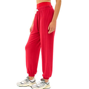 Pantalons de survêtement tendance pour femmes, taille élastique et poches latérales, coupe ample, décontractés, confortables, streetwear, loungewear - Product Image 4