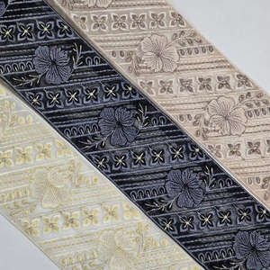 Luxury Dress Beaded Lace Fabric Sudanese Women Toub Wholesale Durable Using Low Price Cotton French - Product Image 1