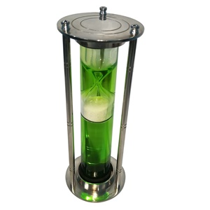 Good Quality Metal Item Table Brass Item Nautical Brass <b>Sand</b> Timer Compass Hourglass With Maritime Promotional Unique Design - Product Image 1