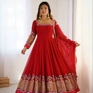 Elegante Vestido de Novia de Lujo de Tres Piezas con Diseño de Lentejuelas Bordadas, Últimos Estilos Cortos de Ankara - Product Image 1