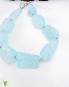 Topacio Azul Cielo Tallado, Forma Mixta de Fantasía, Piedra Preciosa Natural para la Elaboración de Joyería Fina - Product Image 3