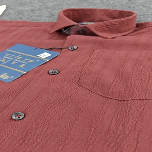 Camisa de manga corta Jacquard de alta calidad para niños Color sólido Punto de secado rápido Directo del fabricante - Product Image 2