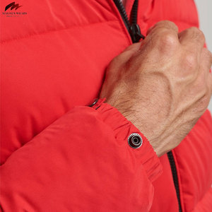 Veste d'hiver décontractée pour homme, de haute qualité, confortable, coupe-vent et respirante, doublure en bambou, col mandarin, tissu en toile - Product Image 3