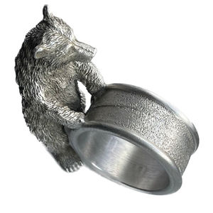 Servilletero de Metal de diseño hecho a mano de estilo europeo de Grado Superior plateado para decoración de mesa de fiesta de boda hoteles y restaurantes - Product Image 1