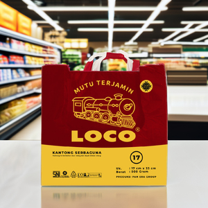 กล่องพลาสติกสีแดง LOCO ขนาด 17x33 ซม. แข็งแรง ทนทาน เหมาะสำหรับการบรรจุภัณฑ์และการปกป้องสิ่งของในชีวิตประจำวัน - Product Image 1