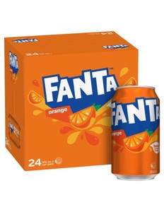 For Fanta Orange Soda Low-Fat 375m X 24 Flavored Carbonated Drinks Packaged in <b>Bottles</b> with a Fruity Taste - Product Image 2