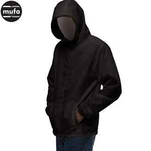 Logo personnalisé élégant ultra léger coupe-vent veste support à capuche compressible toile vêtements d'extérieur pour l'hiver pour la course en plein air - Product Image 5