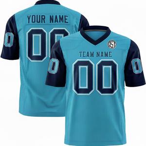 Maillot de football américain pour jeunes en gros, uniforme en polyester léger 175GSM, vêtements de sport pour entraînement et match d'équipe - Product Image 1