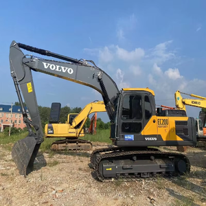 Escavadeiras Usadas Volvo EC200 em Boa Condição, Escavadeira de Esteira Volvo, Escavadeira de Segunda Mão, Equipamento Pesado para Construção - Product Image 1