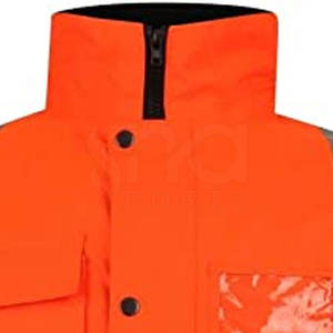 Chaquetas cómodas de alta visibilidad de último diseño Servicio OEM Venta caliente Chaqueta reflectante de alta visibilidad para hombres - Product Image 3