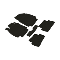Tapis de sol de voiture en caoutchouc de 10 mm compatibles Renault Clio IV 2019-2025, ensemble de 5 pièces sur mesure à rebord profond, imperméables