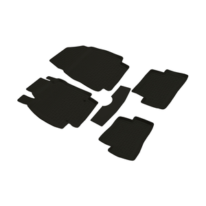 Tapis de sol sur mesure pour Renault Clio IV 2019-2025 – Tapis de voiture en caoutchouc antidérapant à bords surélevés avec tunnel central – Sans odeur - Product Image 1