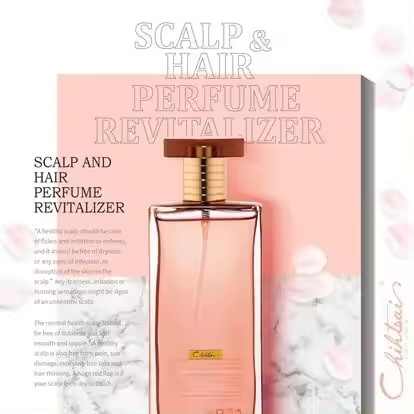 Fresh Herbal Fragrance Hair Spray Perfume, Protects Against Dandruff and Flaking