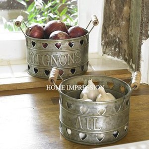 Macetas de Metal Galvanizado Martillado, Diseño Clásico Moderno, Resistentes al Calor, Macetas de Alta Calidad para Decoración de Jardín, Venta al por Mayor - Product Image 3