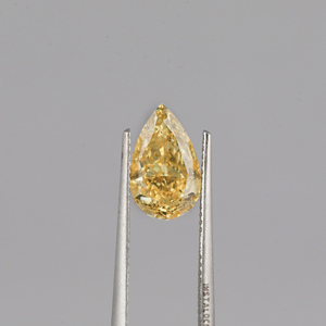 Diamants jaunes de taille poire fantaisie de 3,0 carats, VS1-VS2, cultivés en laboratoire, certifiés par IGI, certifiés, en vrac - Product Image 2