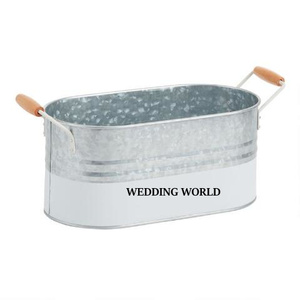 Maceta de metal de tamaño alto con recubrimiento de polvo azul, maceta de diseñador hecha a mano, maceta para decoración del hogar y la Oficina, maceta de metal al por mayor - Product Image 6