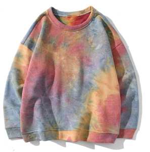 Alta calidad 100% algodón hombres Tie Dye Pullover Sudadera con capucha diseño de letra impresa personalizada temporada de otoño Sudadera con cuello con capucha - Product Image 5