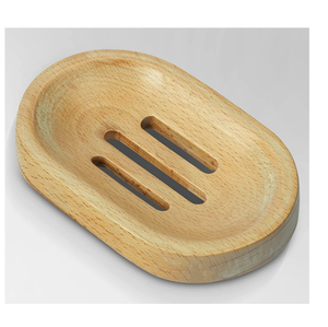 Jabonera Redonda de Madera, Excelente Calidad, Precio Accesible y Accesorios de Baño, Bandeja para Jabón de Madera - Product Image 3