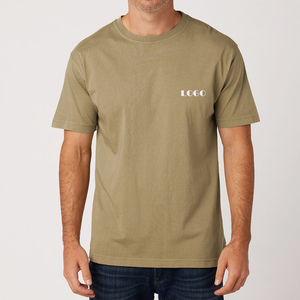 T-shirt en tricot surdimensionné avec logo personnalisé, écologique, de bonne qualité, de marque, coupe classique pour homme, manches courtes, Bangladesh - Product Image 3