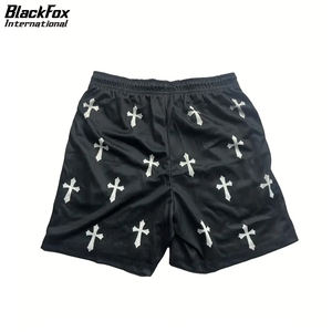 New Branded Best Quality <b>Men's</b> Solid Color Mesh <b>Shorts</b> with Pockets Eco-Friendly Breathable Durable Casual Sports Wear - Product Image 2