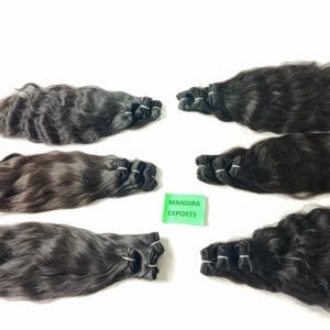 100% cuticule alignée vierge couleur noir armure cheveux ondulés naturel fournisseur pas cher faisceaux temple vietnamien extensions de cheveux humains - Product Image 6