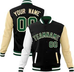 Wholesale Unisex Fashion Baseball Jacket Custom Design Warm <b>Polyester</b> Lining Chenille Embroidery Varsity Jacket - Product Image 3