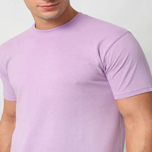 T-shirt uni/uni/basique à col rond pour hommes/garçons 100% coton WASH demi-manches doux Super peigné 180GSM t-shirts - Product Image 5