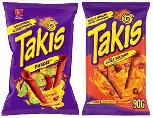 Takis Fuego 90gr, Chips de Tortilla Enrollados, Venta al por Mayor, Descuento por Volumen, Buen Precio, Snack de Granos Blue Heat, Chips Takis 'Takis' - Product Image 1