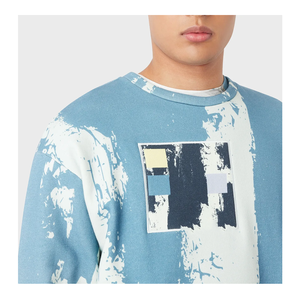 Sudadera con cuello redondo de lana para hombre, ropa de calle con logotipo personalizado, informal, de alta calidad, nueva llegada - Product Image 5