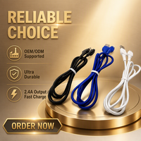 Kabel Data USB Type C Fast Charge 6A XF-97L Pabrik Langsung 1.2M Kabel Data Nylon Braid untuk Ponsel Kamera Jalur Data Kecepatan Tinggi