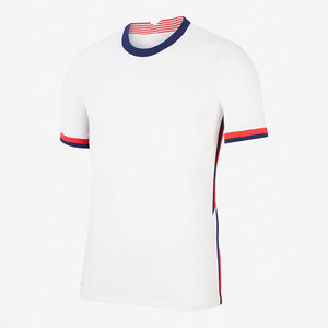 Men's White <b>Soccer</b> Jersey Crew Neck Short Sleeve Moisture Wicking Polyester Regular Fit Adult All Seasons Solid Pattern - Product Image 1
