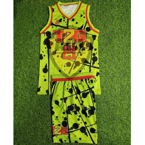Nouvel arrivage d'uniforme de basket-ball de sublimation à séchage rapide pour hommes nouveau design d'uniforme de basket-ball - Product Image 3