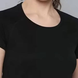 Camiseta Deportiva Corta Personalizada para Mujer 2026, de Spandex y Poliéster, Talla Grande, Sexy, Ajuste Regular, Secado Rápido, para Entrenamiento de Verano - Product Image 5