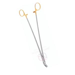 Pinzas Quirúrgicas DeBakey de 205 mm (8 Pulgadas), Curvas, de Acero Inoxidable, Portaagujas Manual de Alta Calidad con Certificación CE - Product Image 3