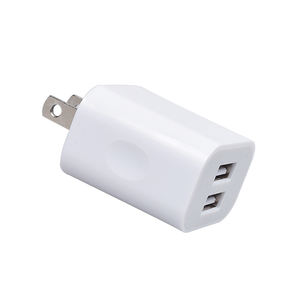 出厂价格快速充电10w快速充电电源砖立方体5V 2A壁式充电器双USB插头充电块立方体盒美国欧盟插头 - Product Image 5