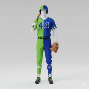 Uniforme de Béisbol Personalizado de Alta Calidad para Equipos Escolares/Ligas/Clubes, 100% Poliéster, Secado Rápido, Transpirable y Duradero - Product Image 4