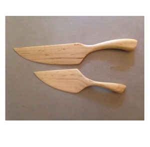 Super Quality Wooden <b>Cake</b> Server Set Handicraft Pizza <b>Cake</b> <b>Cutter</b> <b>Wedding</b> <b>Cake</b> Wooden Knife and Server Set for Any Hotel Party - Product Image 1