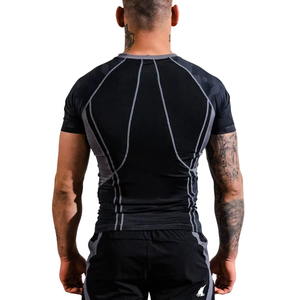 <b>Custom</b> Short Sleeve Surf Logo Mma Bjj <b>Compression</b> <b>Shirt</b> Sublimated Jiu Jitsu Rashguards <b>Design</b> Your Own <b>Custom</b> Rash Guard - Product Image 3