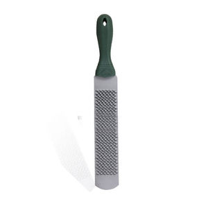 PREMIUM DOBLE CARA DE ACERO INOXIDABLE CASQUILLO DIENTES GRUESOS Y FINOS MANGO DE MADERA ERGONÓMICO HERRAMIENTA DE AGRICULTURA - Product Image 4