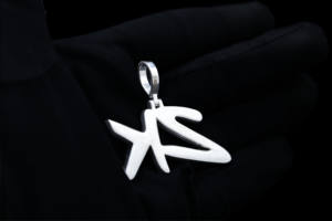 Pendentif Hip Hop personnalisé en acier inoxydable et alliage, serti de diamants, style Ice Legacy, plaqué argent, unisexe - Product Image 3