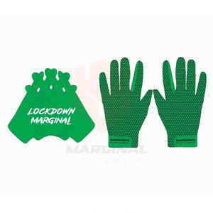 Gants de football américain antidérapants en silicone de qualité supérieure 2026, conception personnalisée, doigts complets, poignet réglable - Product Image 5