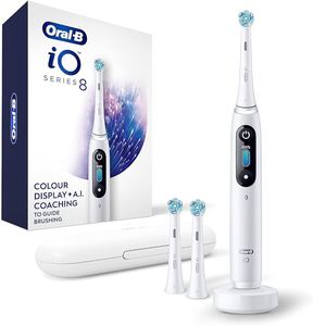 แปรงสีฟันไฟฟ้า Oral-B IO Series 5/6/7/8/9 พร้อมหัวแปรง กันน้ำระดับ IPX7/IPX8 ชาร์จผ่าน USB แบบชาร์จซ้ำได้ ซิลิโคน สีดำ - Product Image 5