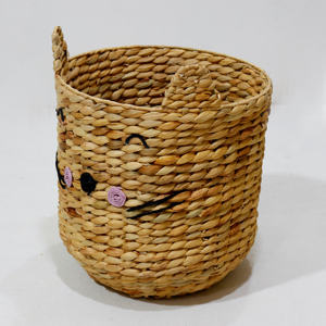 Artex Dong Thap Panier en jacinthe d'eau tressée Organisateur de rangement élégant et durable pour salon, bureau et chambre à coucher - Product Image 6