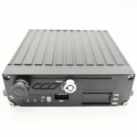 Pelacakan GPS Armada Kendaraan, DVR Mobile 4CH 512GB SD Mdvr dengan GPS 4G untuk Manajemen Armada Bus dan Truk