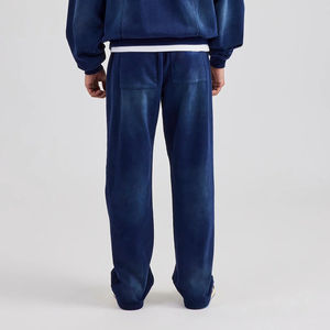 Pantalon de jogging ample pour homme en toile personnalisée, écologique, respirant, printemps, été, automne, hiver, devant plat, cordon de serrage - Product Image 6